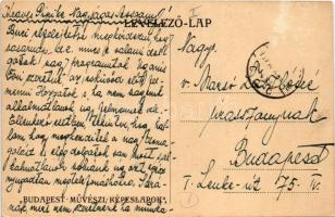 1937 Budapest I. Királyi Várpalota. Budapest Művészi Képeslapok (Rb)