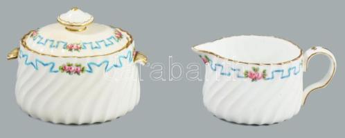 1873-1912 Minton's 49 részes szervírozó összeállítás, jelzett, kopással, 1-1 repedéssel