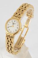 Raymond Weil 18K aranyozott óra, kvarc, működik, jelzett, napkijelzéssel, d: 20mm
