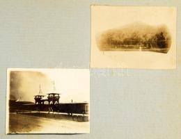 ca 1930 Budapesti és balatoni képek fotóalbumban, összesen 56 db kép, sok a Lánchidat ábrázoló 5,5x4...