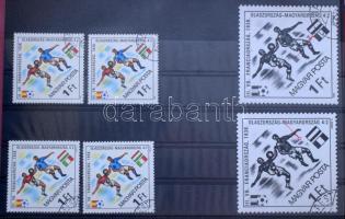 Lemezhiba és nyomdai hiba gyűjtemény 93 db stecklapon, kb. 440 db bélyeg szépen kigyűjtve