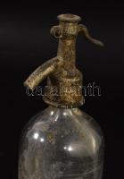 Milleniumi Szikvízgyár kisméretű szódásüveg, m: 20 cm