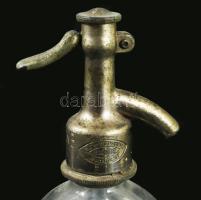 Kovács Pálné Szolnok kisméretű szódásüveg, m: 20 cm