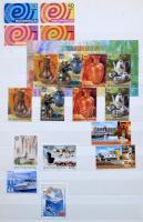 1997-2005 16 lapos Philux berakó az időszak bélyegeivel, blokkjaival, blokkból kitépett bélyegeivel,...