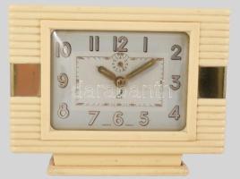 Francia bakelit asztali óra, 23x16 cm
