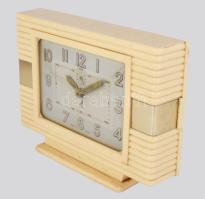 Francia bakelit asztali óra, 23x16 cm