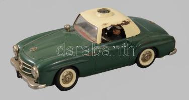 Schuco rendőrautó, jelzett, hiánnyal, h: 21 cm