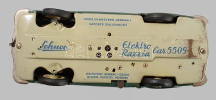 Schuco rendőrautó, jelzett, hiánnyal, h: 21 cm