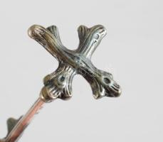 12 darabos ezüstözött késbak szett