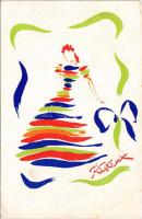 1940 Kistext. Budapest Nemzetközi Vásár. Kispesti Textilgyár reklámlapja / Hungarian textile factory...