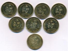 Csehország DN "Prágai állatkert" kétoldalas fém emlékérem (30mm, 8xklf) T:UNC,AU patina
C...