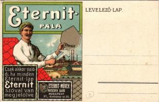 Eternit-Pala. Hatschek Lajos Eternit-Művek reklámlapja. Budapest VI. Andrássy út 33. / Hungarian roo...