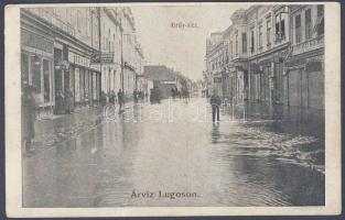Lugos Király street flooded (fl)