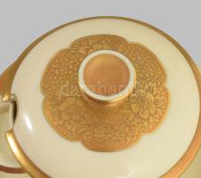 Rosenthal mártásos edény, fedéllel. Jelzett, hibátlan d: 13 cm, m: 9 cm