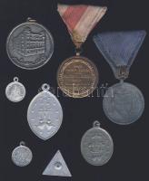 Vegyes tétel: 1940. "Erdélyi részek felszabadulásának emlékére" fém emlékérem T:3, Ausztri...