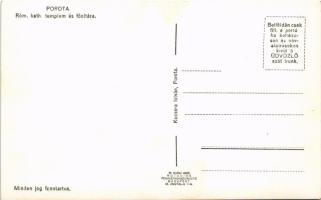 Porota (Borota), római katolikus templom és főoltára, belső. Kucsera István kiadása (fl)