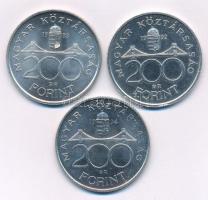 1992-1994. 200Ft Ag "MNB" "Deák" (3xklf) T:UNC,AU Adamo F13, F13.1