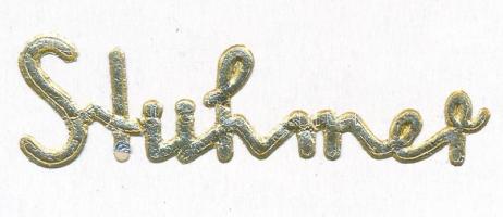 Stühmer etikett címke, h: 5 cm