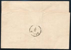 1863 5kr + 10kr levélen "KARLSTADT" - Steyer