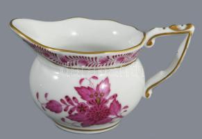 Herendi Apponyi mintás 6 személyes mokkás készlet. Kézzel festett, jelzett, cukortartója hiányzik, k...