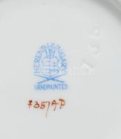 Herendi Apponyi mintás 6 személyes mokkás készlet. Kézzel festett, jelzett, cukortartója hiányzik, k...