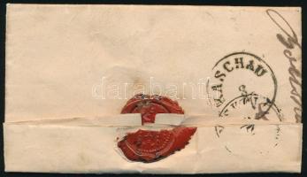 1858 3kr kis méretű levélen "(R)OSNYÓ" - Diósgyőr