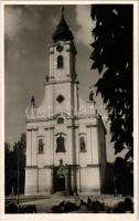 Tolna, római katolikus templom. Kovács Ernő kiadása, foto Hideg J.