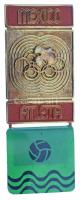 1968. "Mexico atleta" bronz, festett csapatjelvény, hátoldalán "Productos Victor S.A....