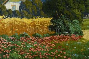 Neogrády László (1896-1962): Hazafelé. Olaj, vászonon. Jelezve jobbra lent. Hátoldalán "Artes&q...