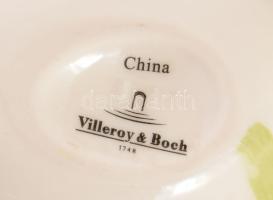 Vileroy &amp; Boch húsvéti porcleán tojás dísz, ikebaba váza. Jelzett, hibátlan d: 20 cm