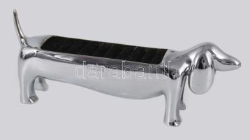Umbra gyűrűtartó, fém, kutya forma 14 cm
