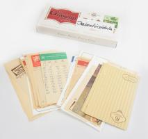 Vegyes retró és modern számolócédula tétel