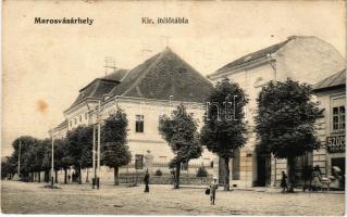 Marosvásárhely, Targu Mures; Kir. ítélőtábla, Szőcs üzlete / court, shop (fa)