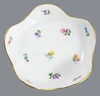 Herendi kis virág mintás tálka. Kézzel festett, jelzett, hibátlan d: 14 cm