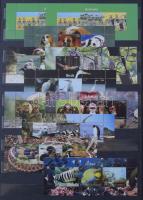 Kis gyűjtemény hagyatékból, benne kisívek, postatiszta sorok és blokkok, 2 db A/4-es és egy nagyalak...