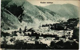 Kudzsir, Kudsir, Cugir; látkép. Gyöngyösy Gy. kiadása / general view (EK)
