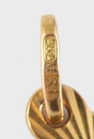 Arany (Au) szent szív medál, 18K, jelzett, 0,92g