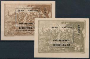 1992 Bélyegnap ajándék + normál blokk (21.000)