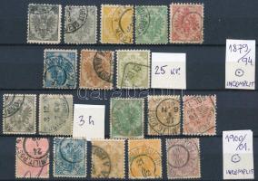 1879-1901 2 db hiányos sor