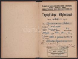 Munkásszázad igazolvány + munkahelyi igazolás + tagsági könyv