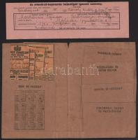 1945 Budapesti élelmiszerjegyek, jegy tartóban