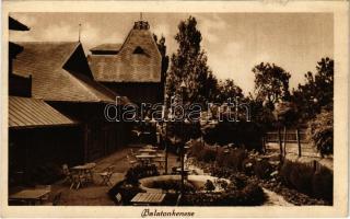 Balatonkenese, vendéglő, terasz (r)