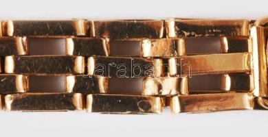 Arany (Au) karkötő, kővel, jelzett, 14K, bruttó 16,4g