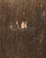 Arany (Au) karkötő, kővel, jelzett, 14K, bruttó 16,4g