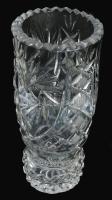 Kristály váza, hibátlan 21 cm