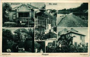 1935 Alsógöd (Göd), Grósz nyaraló, Rév átkelés, Havass villa, Woittitz villa, Sivó nyaraló