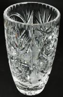 Kristály váza, hibátlan 20 cm