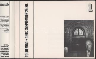 1993 Jonas Mekas (katalógus), Toldi Mozi, 1993. szeptember 25-30. Szerk.: Antal István. Kiadói tűzöt...