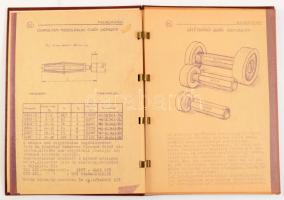 cca 1950-1955 Kalibergyár Budapest kiadványok, 3 db: Mérőműszerek, Gyártmányjegyzék, Idomszer kataló...