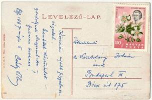 Nagyszombat, Tyrnau, Trnava; Ferenc József tér a színházzal, Smekel és fia, Magran Miksa és fia, Bau...